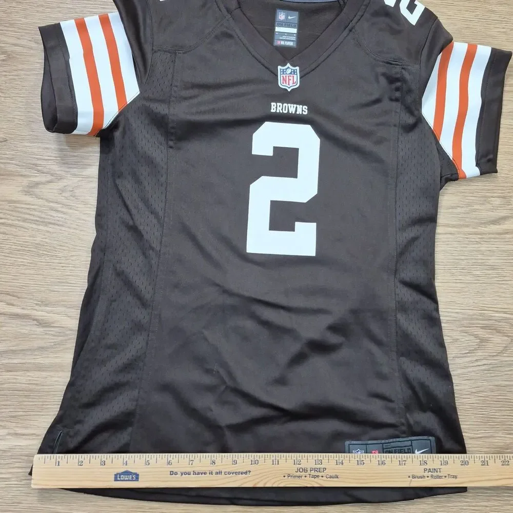JOHNNY MANZIEL Nike Cleveland Browns Jersey Womens Medium Money Manziel